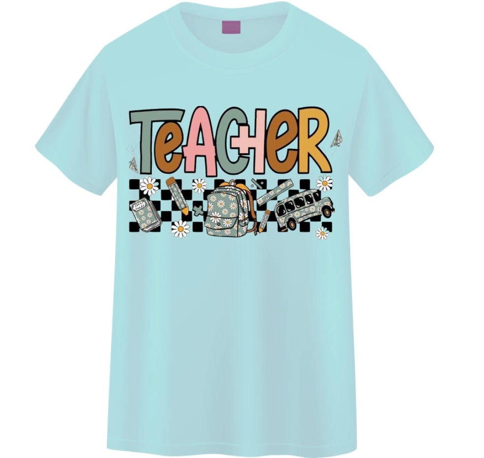 Retro Teacher Tshirt